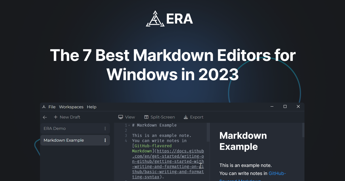 The 7 Best Markdown Editors for Windows in 2023