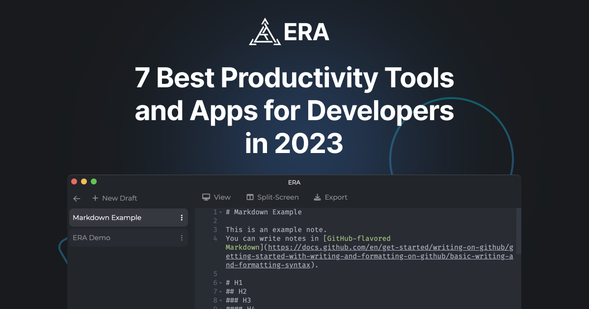 7 Best Productivity Tools and Apps for Developers in 2023