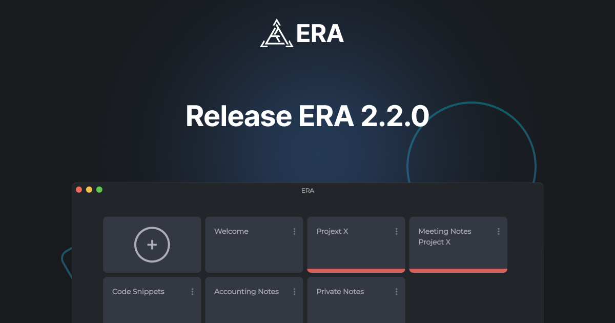 Release ERA 2.2.0